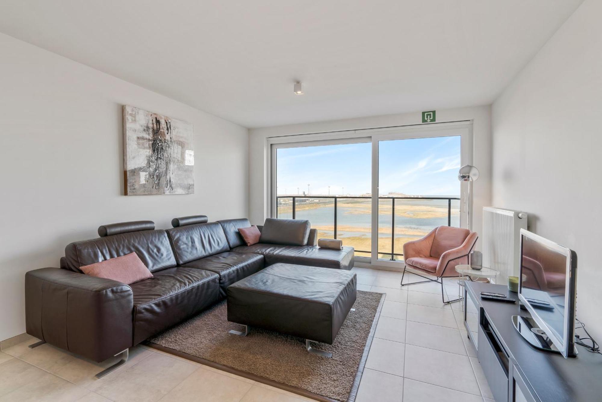 Ontspannen Aan Zee App Met Frontaal Zeezicht - 4P Knokke-Heist Esterno foto