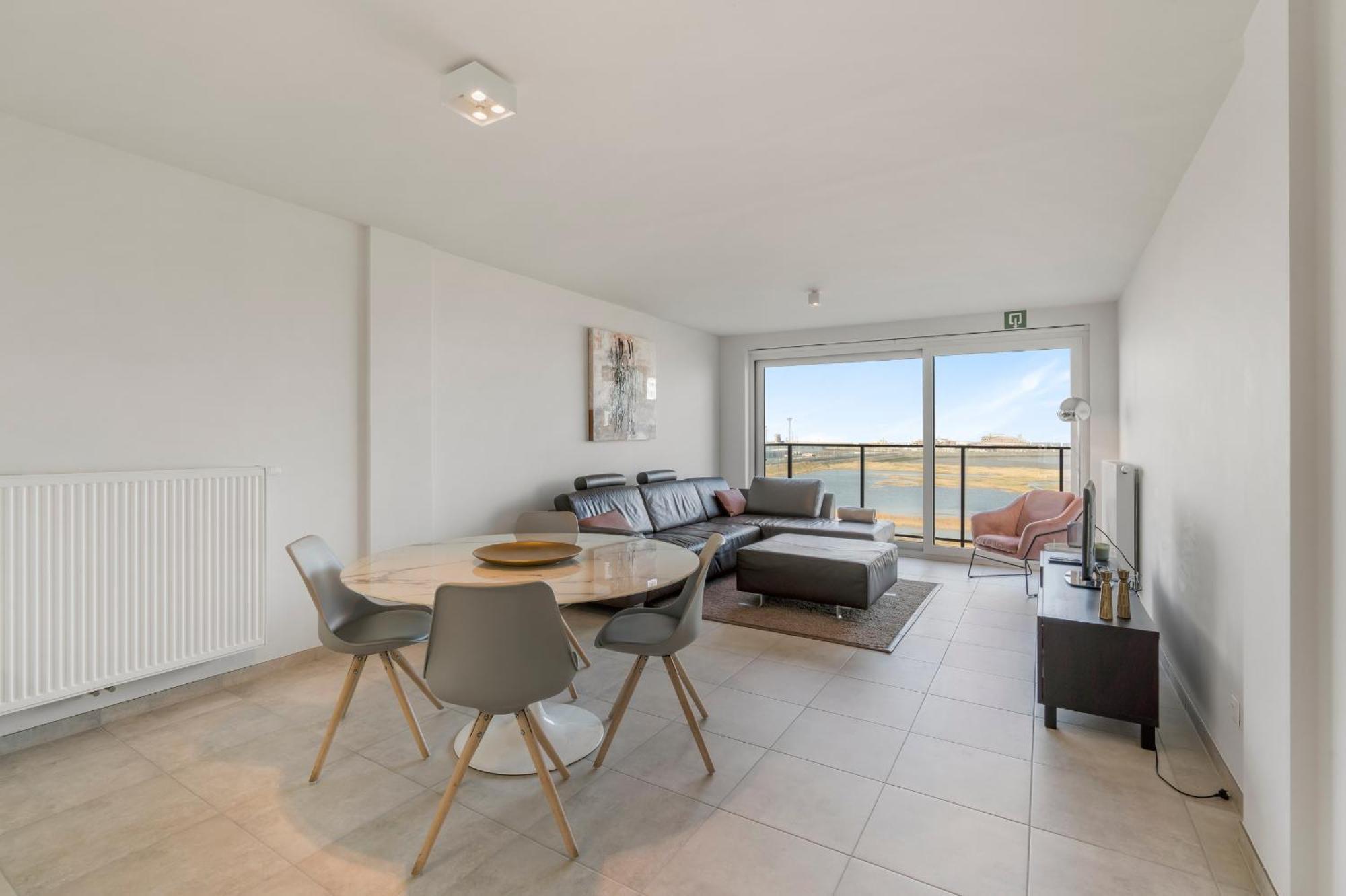 Ontspannen Aan Zee App Met Frontaal Zeezicht - 4P Knokke-Heist Esterno foto